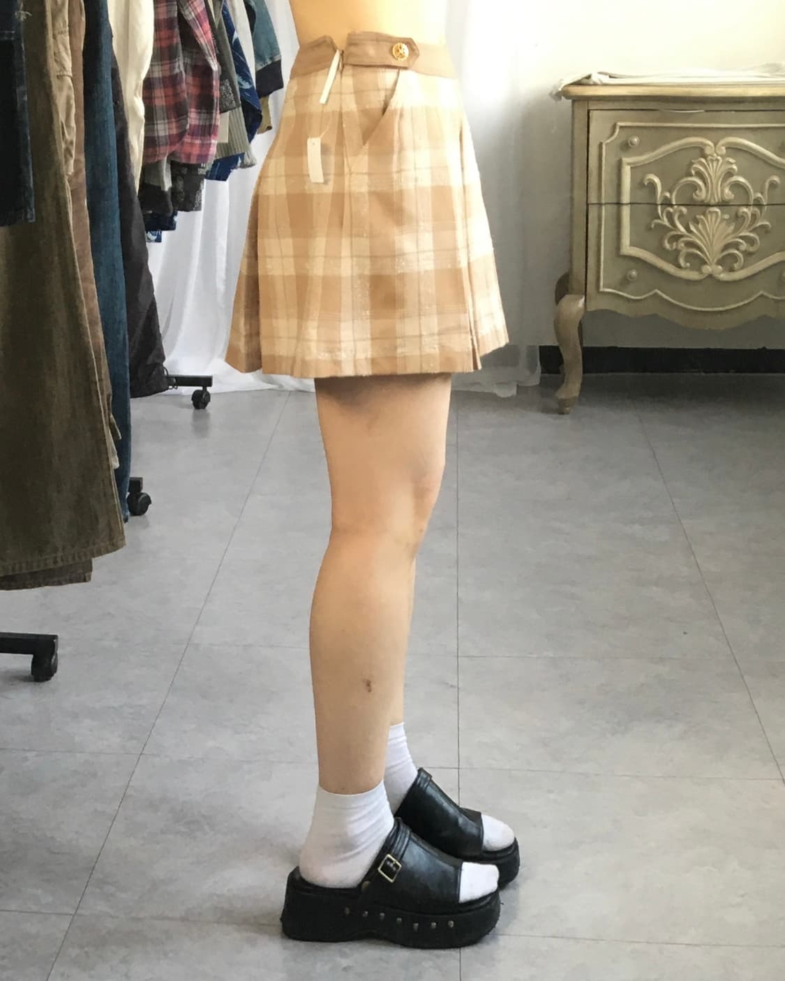 Check pattern short 상품이미지7