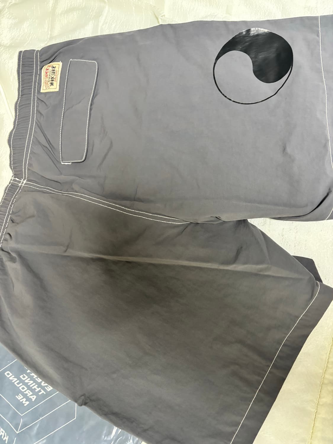 [M]스투시x아워레가시 워터쇼츠 그레이 상품이미지2