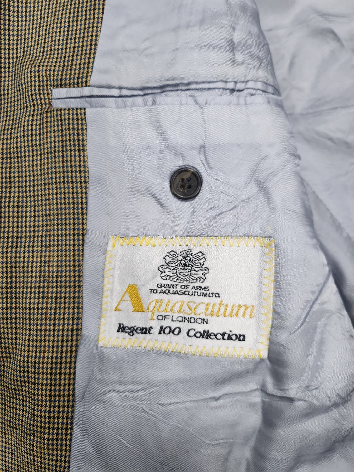 아쿠아스큐텀 체크 블레이져 (105-107) 상품이미지5