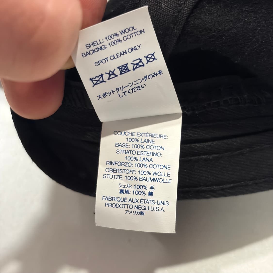 슈프림 6패널 울 블랙 S 볼캡 상품이미지7