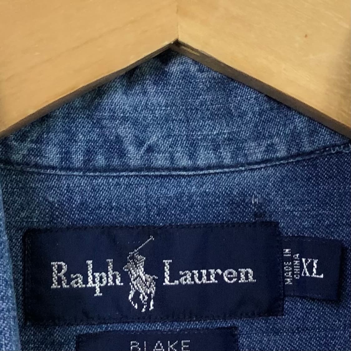 XL 폴로 데님 셔츠 상품이미지3