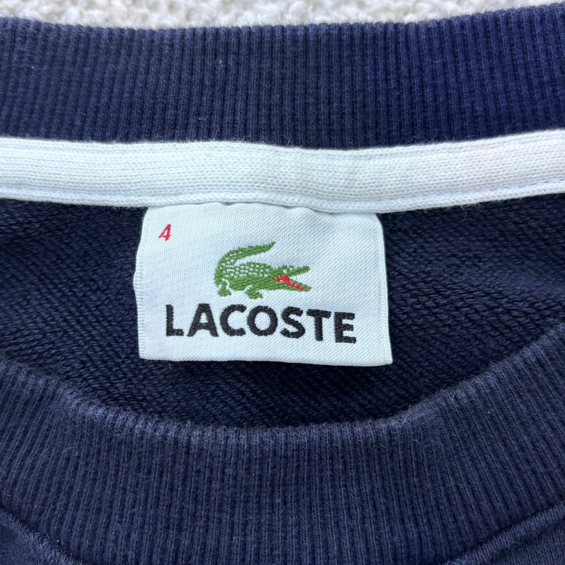 4 라코스테 빅로고 맨투맨 티셔츠 0325E 상품이미지3