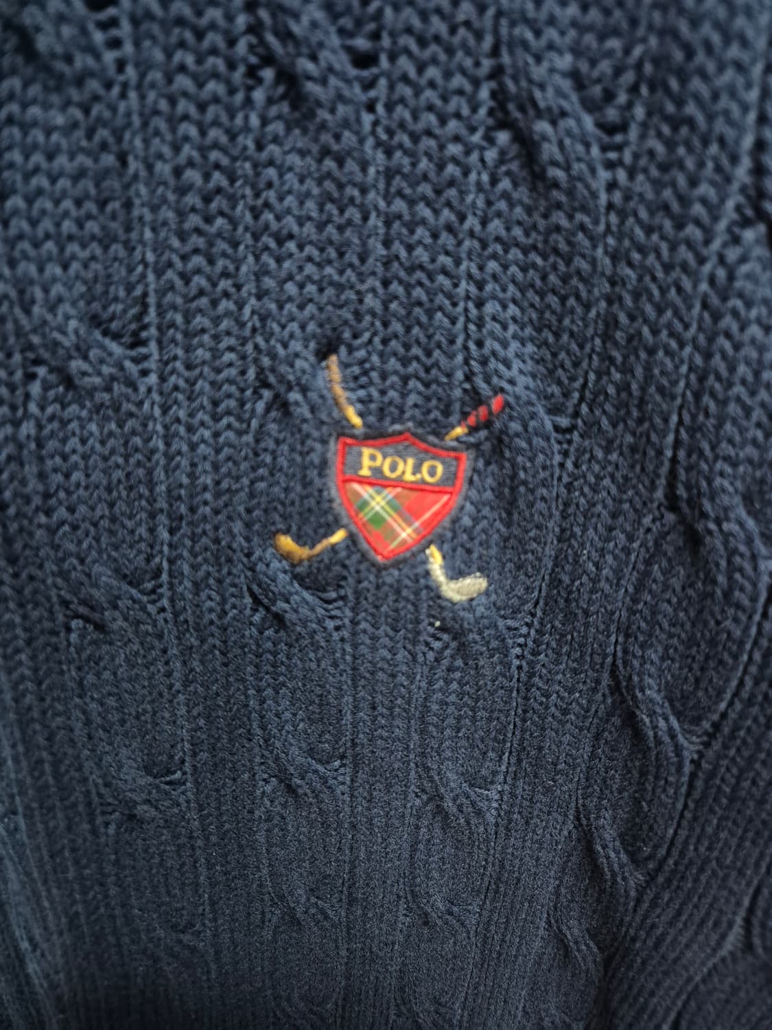 폴로 골프 케이블니트 상품이미지2
