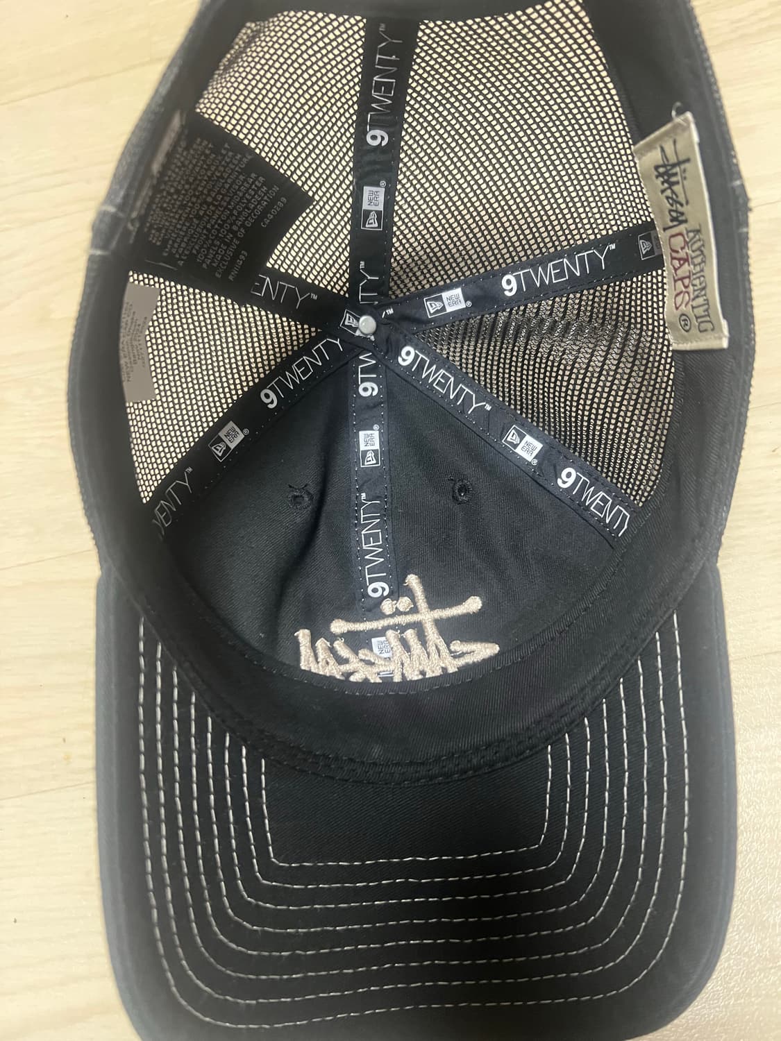 스투시 뉴에라 9Twenty 베이직 트러커 블랙 상품이미지2