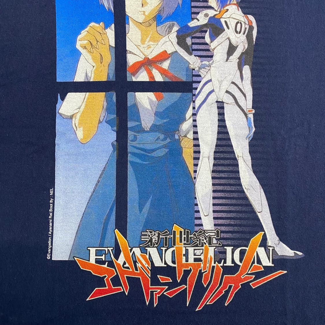 에반게리온 레이 부틀렉 애니메이션 티셔츠 상품이미지5