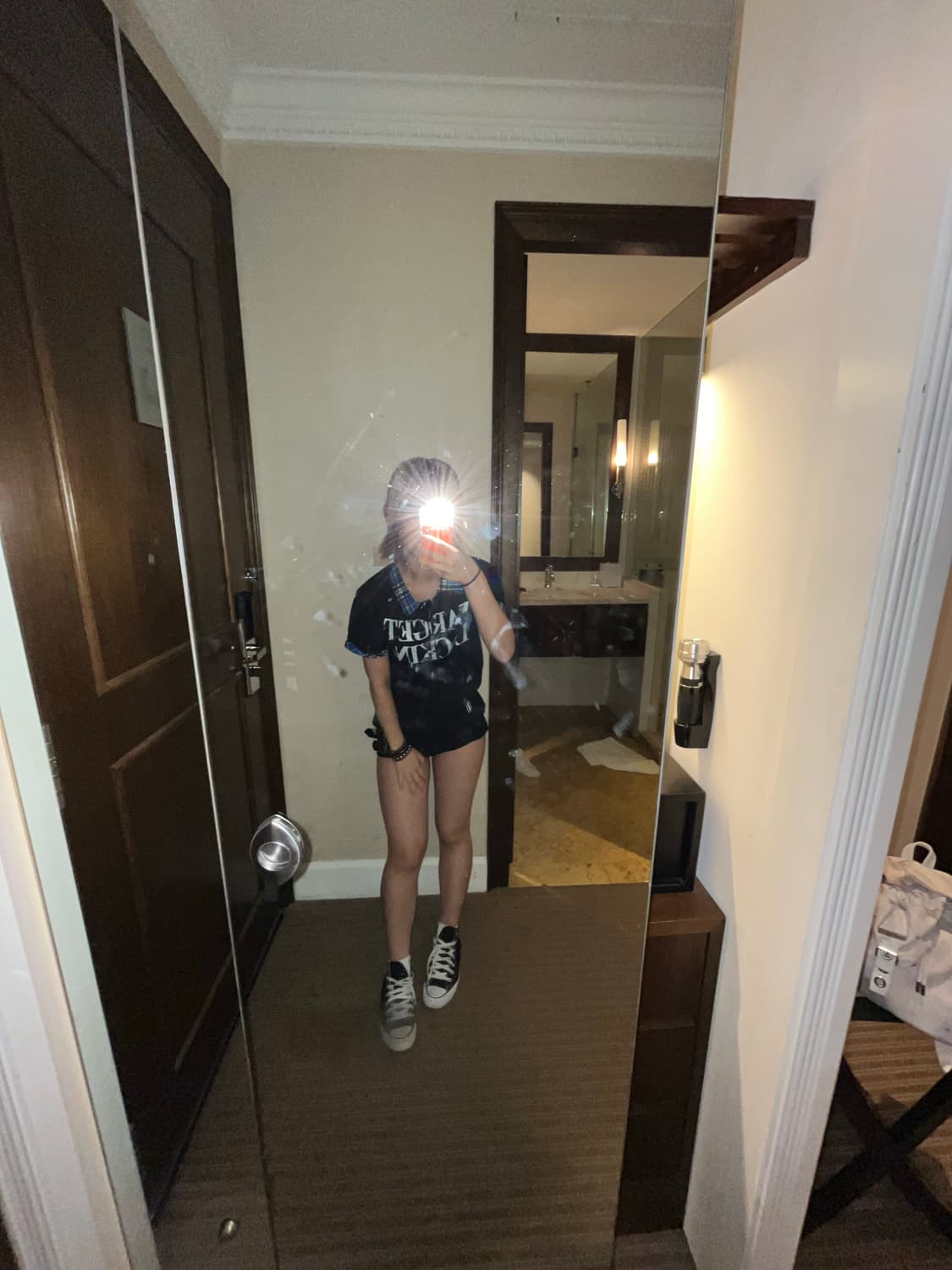 체크 폴로 슬리브 Black Plaid Collar Short 상품이미지5