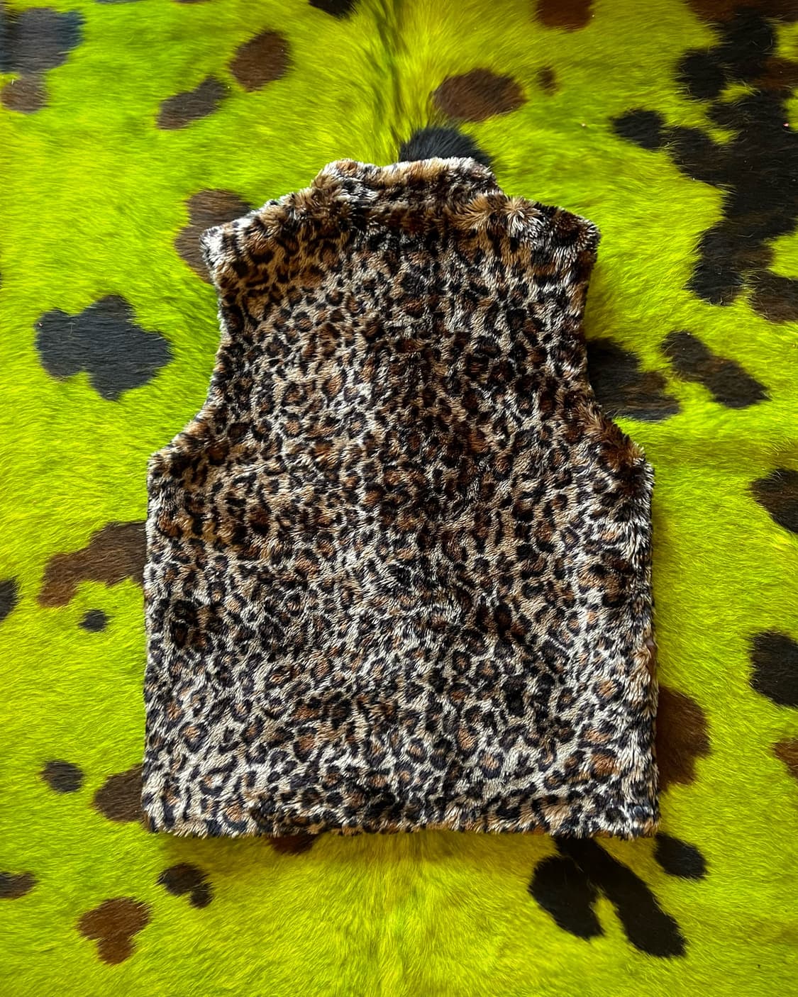 Jpn Vintage Leopard Fur Vest 상품이미지8