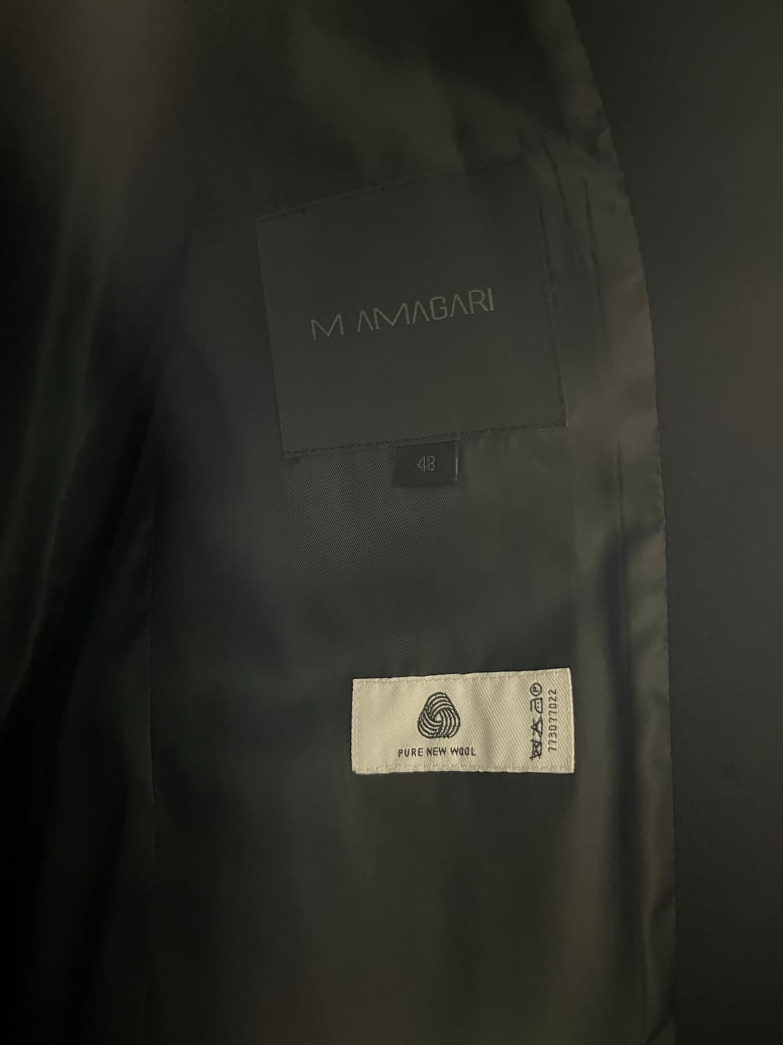 마마가리 / 22fw AMF 호시 스티치 오버 코트 / 48 상품이미지4