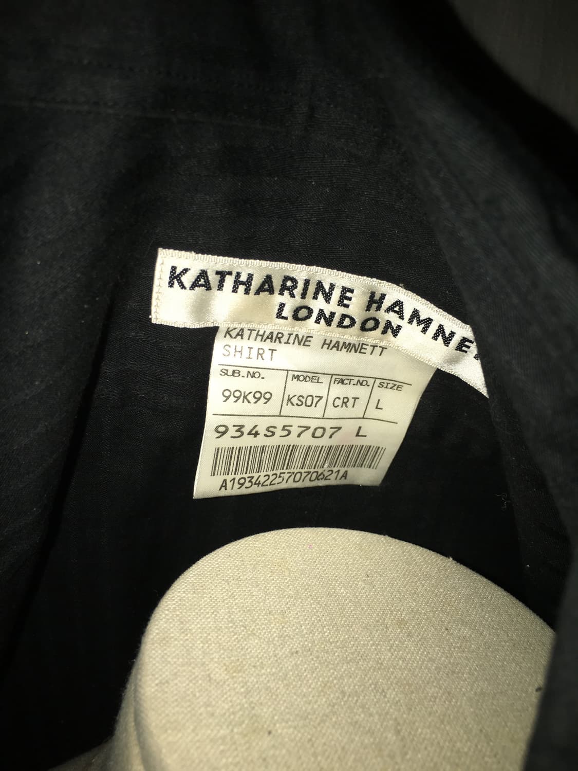 Katharine Hamnett London Black Shirt 상품이미지3
