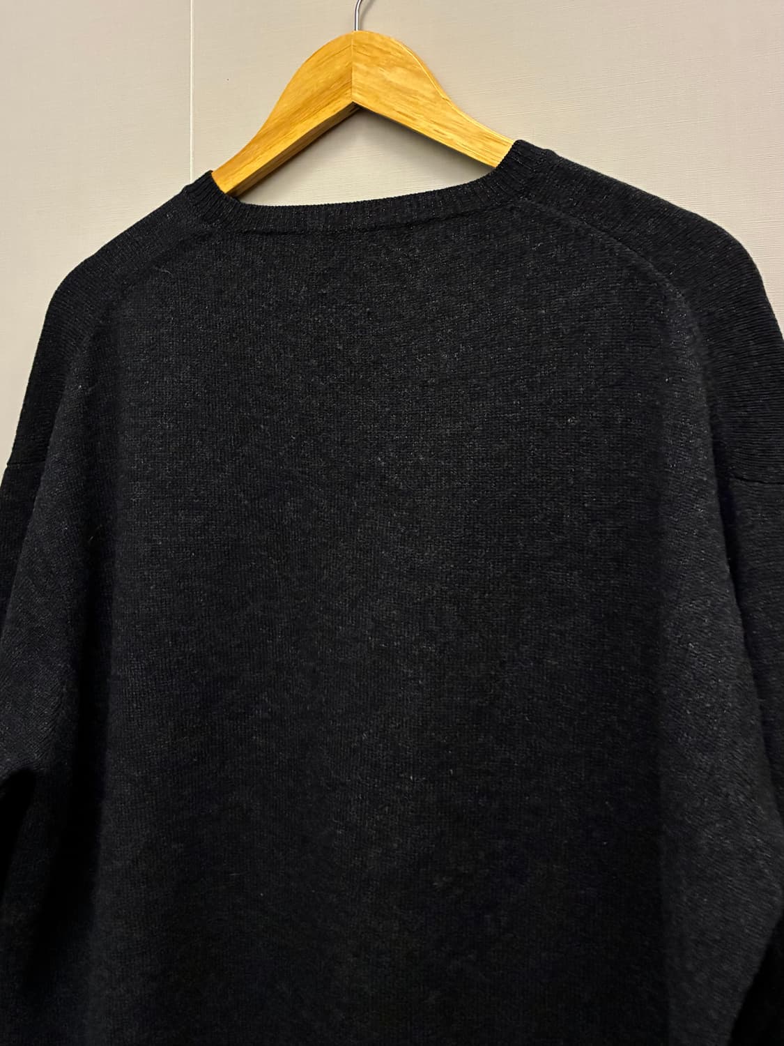 (XL)POLO 폴로랄프로렌 램스울 크루넥 니트 차콜 블랙 상품이미지8