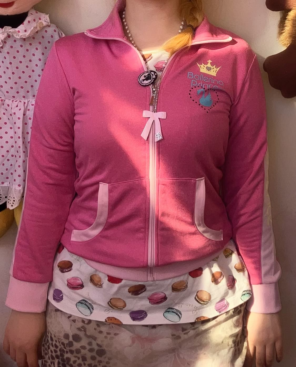 jpn 핑크 발레 집업 상품이미지1