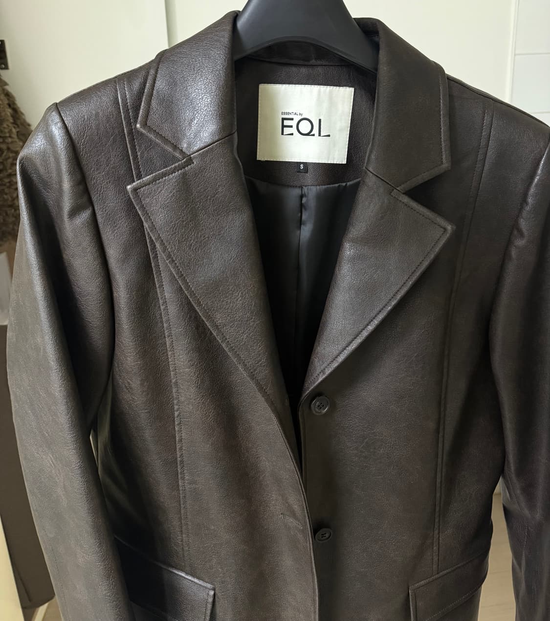 EQL 레더자켓 s size 상품이미지3