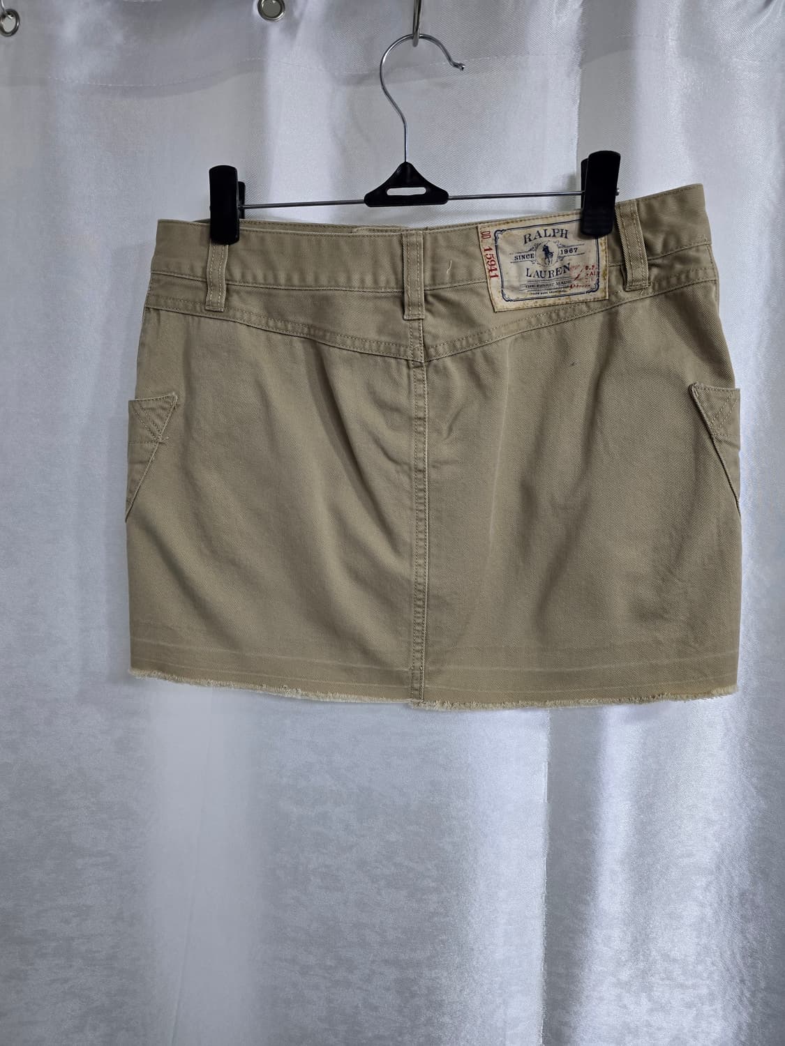 폴로랄프로렌 베이지 면 미니스커트 (1792) 상품이미지2