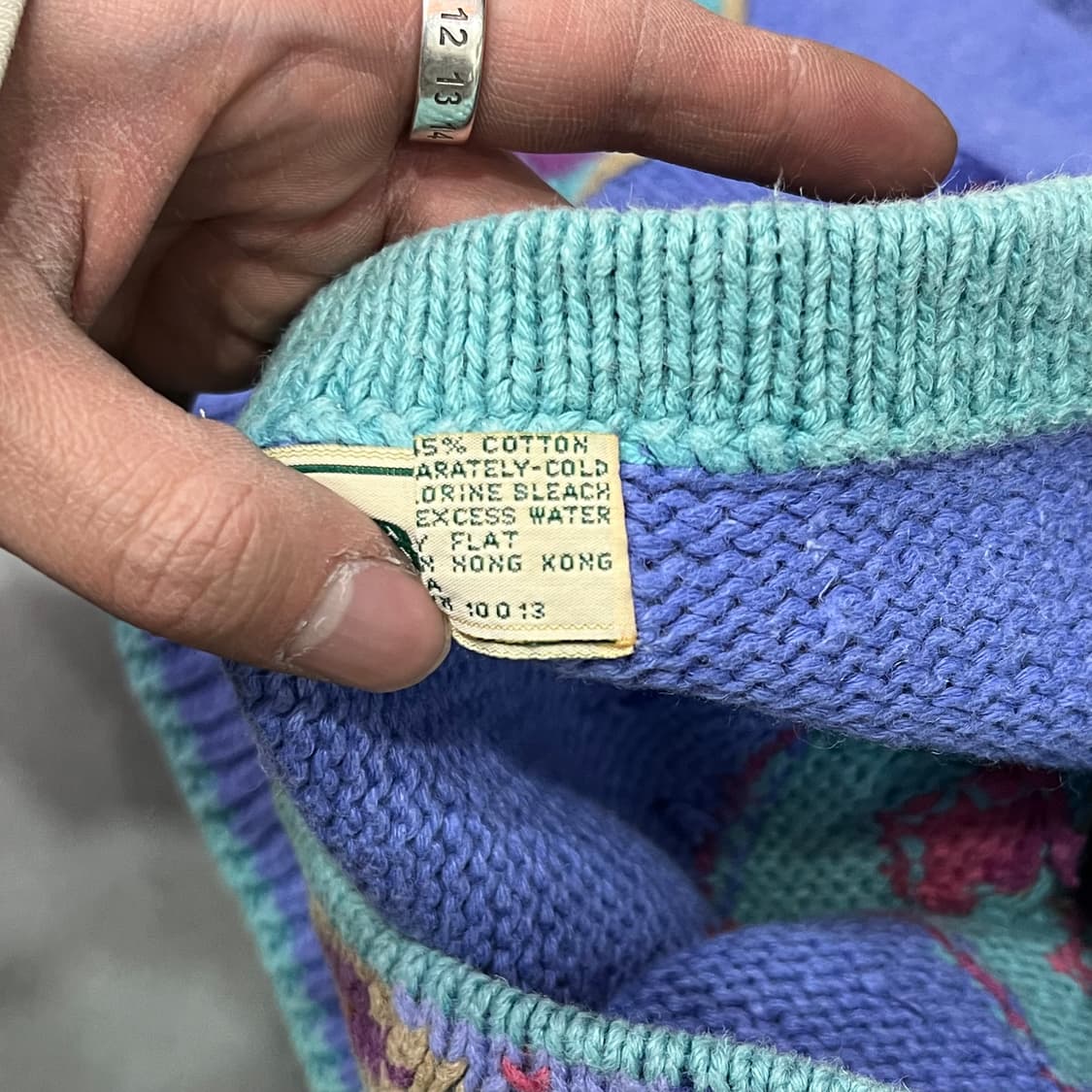  엘엘빈 지오메트릭 니트 y15407 상품이미지8