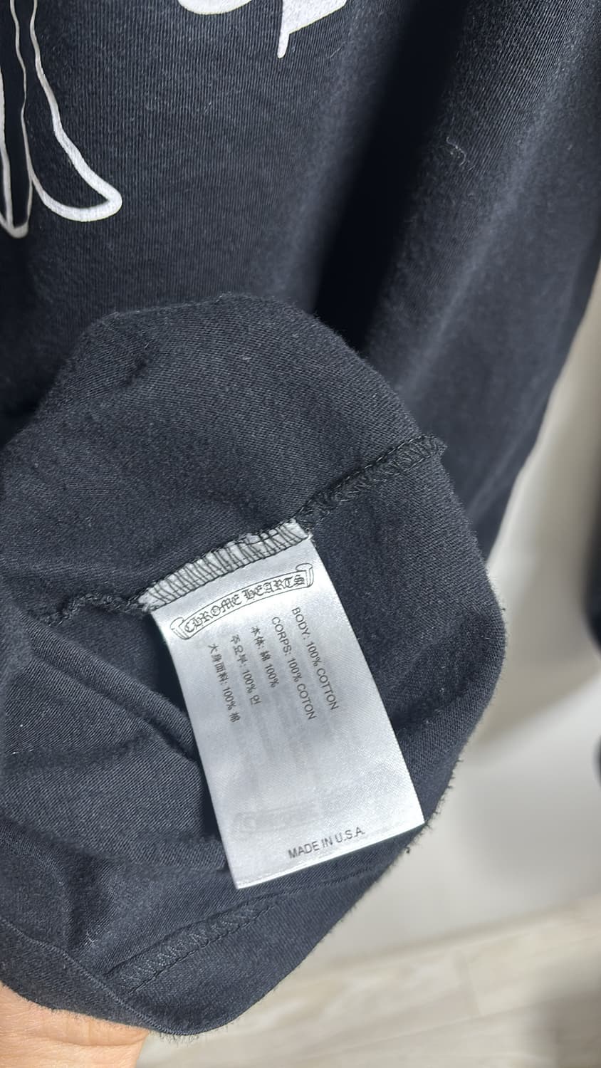 크롬하츠 풀 세메터리 넥레터링 스크롤라벨 롱슬리브 L사이즈 상품이미지7