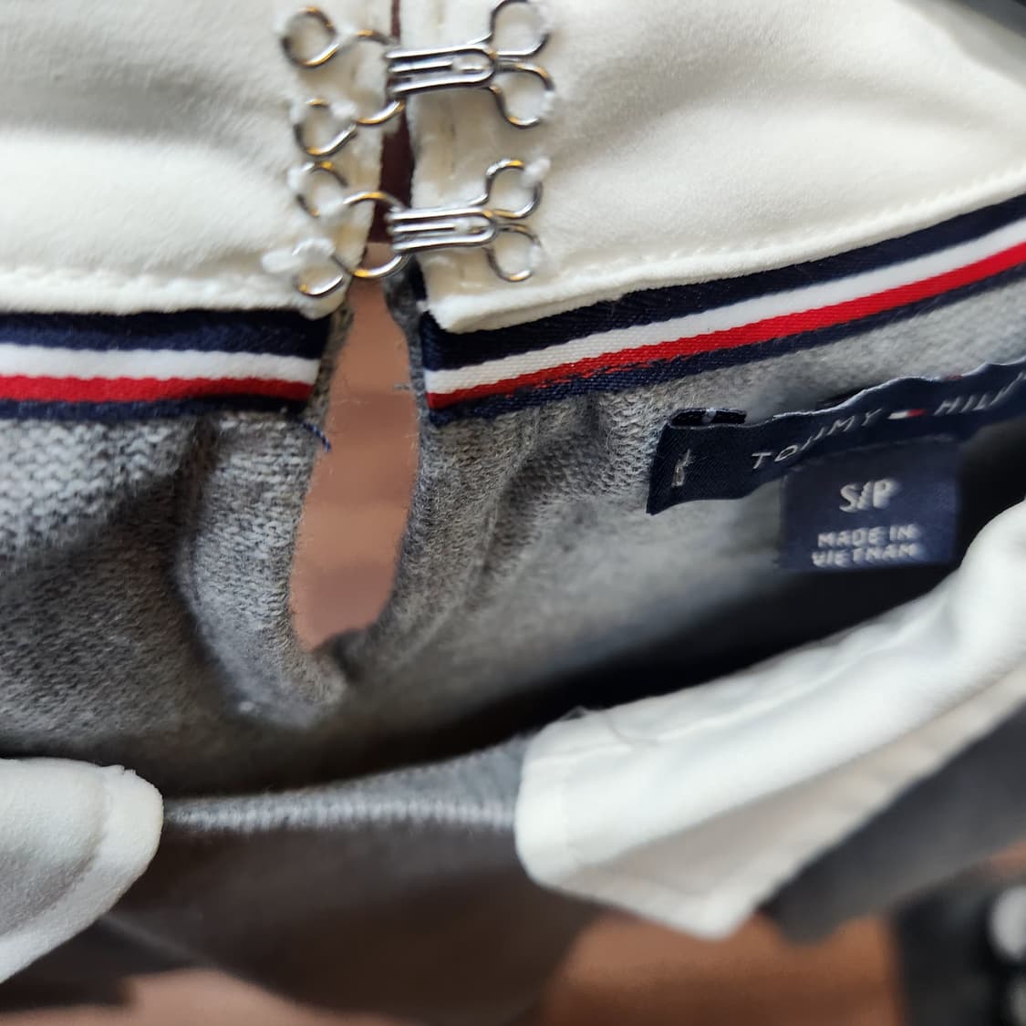 타미힐피거 레이어드 니트/셔츠 S 상품이미지5