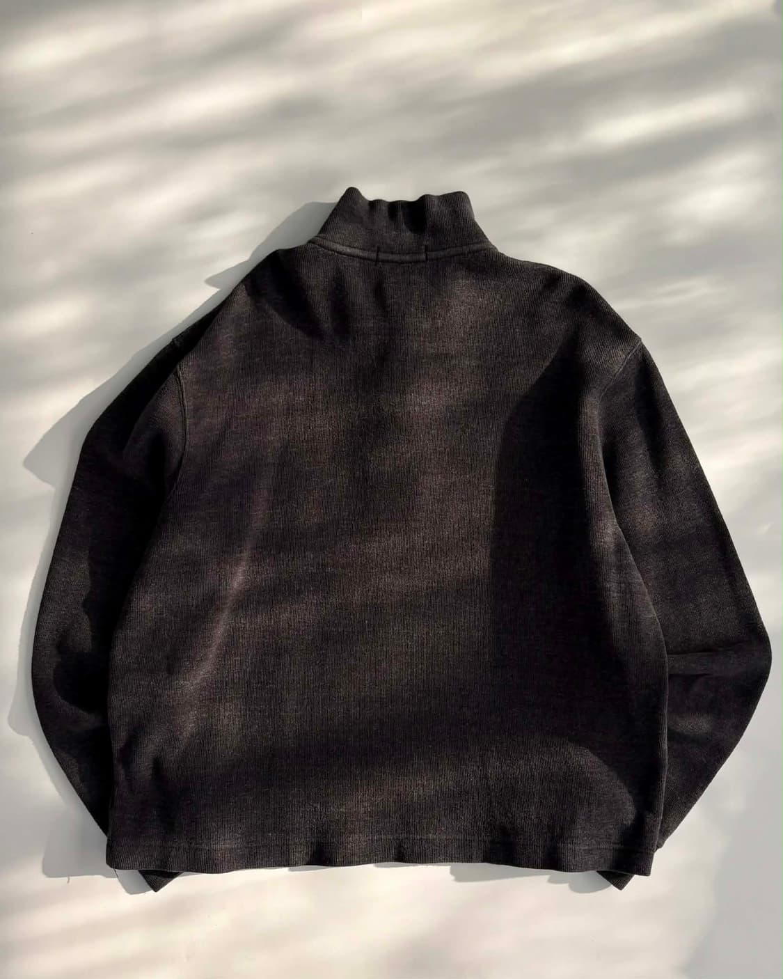 [L] 폴로 랄프로렌 그레이 하프집업 코튼 니트 상품이미지2