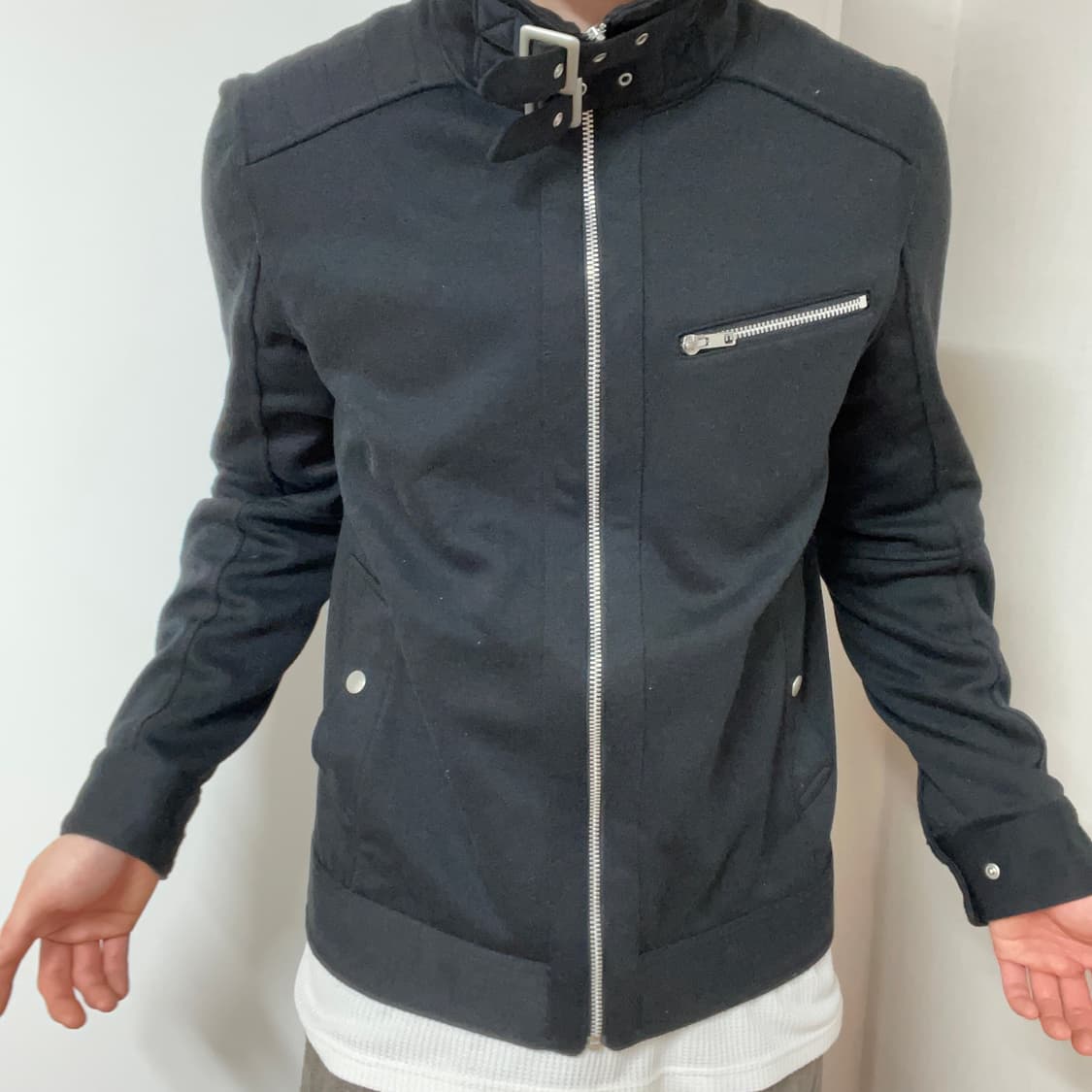 VON DUTCH NECK STRAP ZIP UP JACKET 상품이미지1