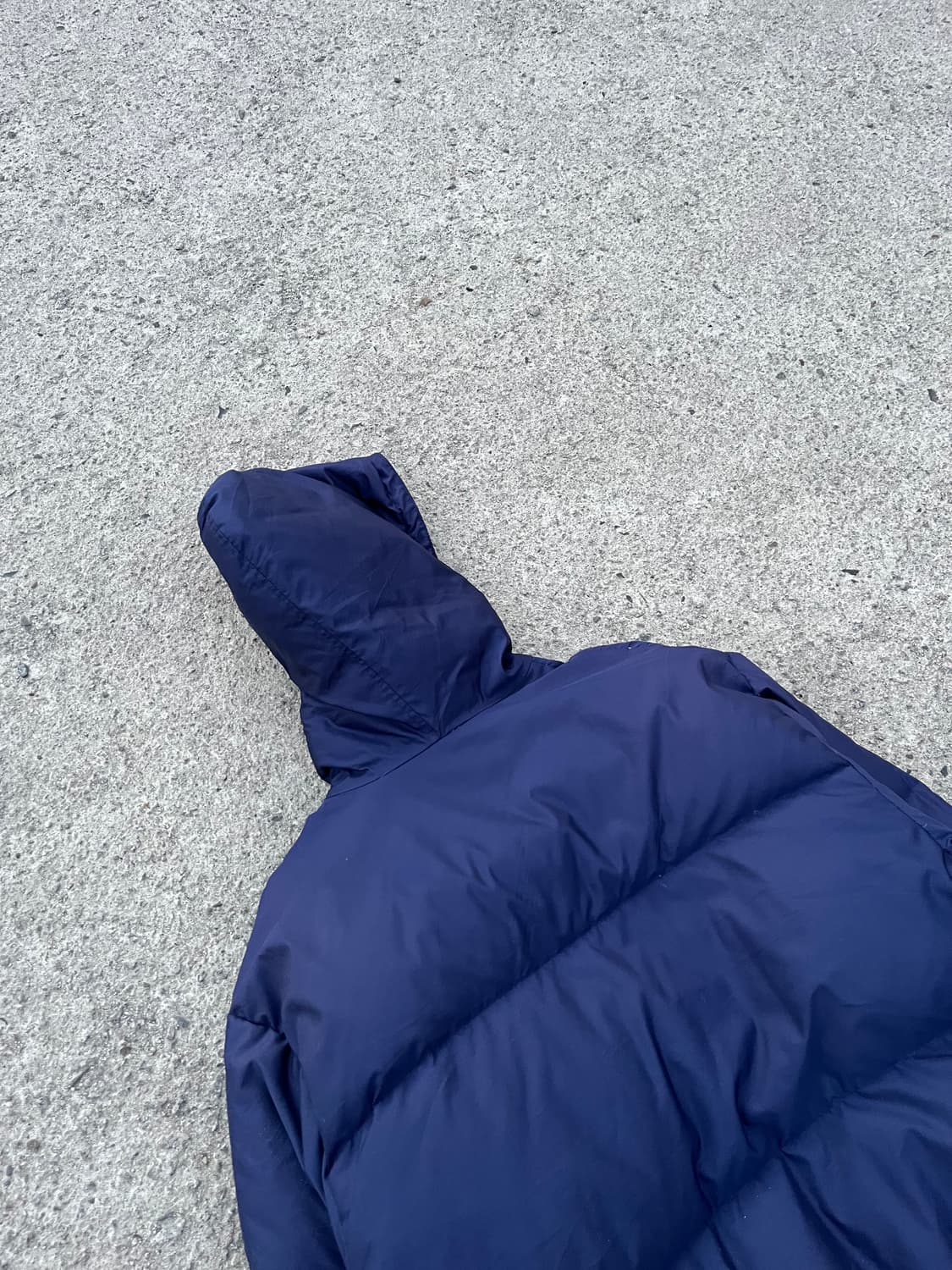 90s Adidas 파이어버드 구스 다운 네이비 패딩 상품이미지3