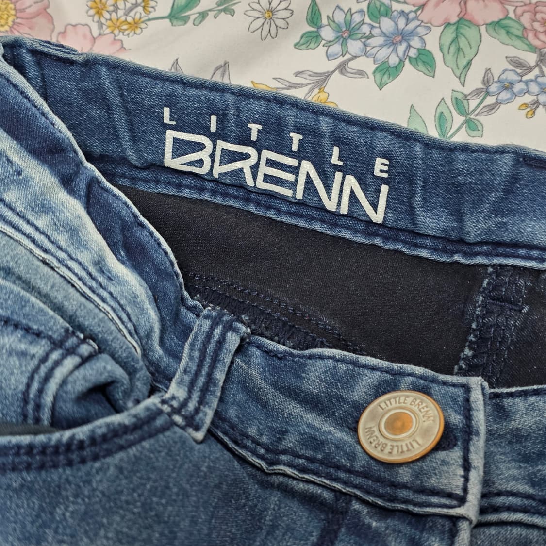 2000원)리틀브렌 빈티지 모리걸 청데님 데미지 y2k 갸루 미니스커트 상품이미지3