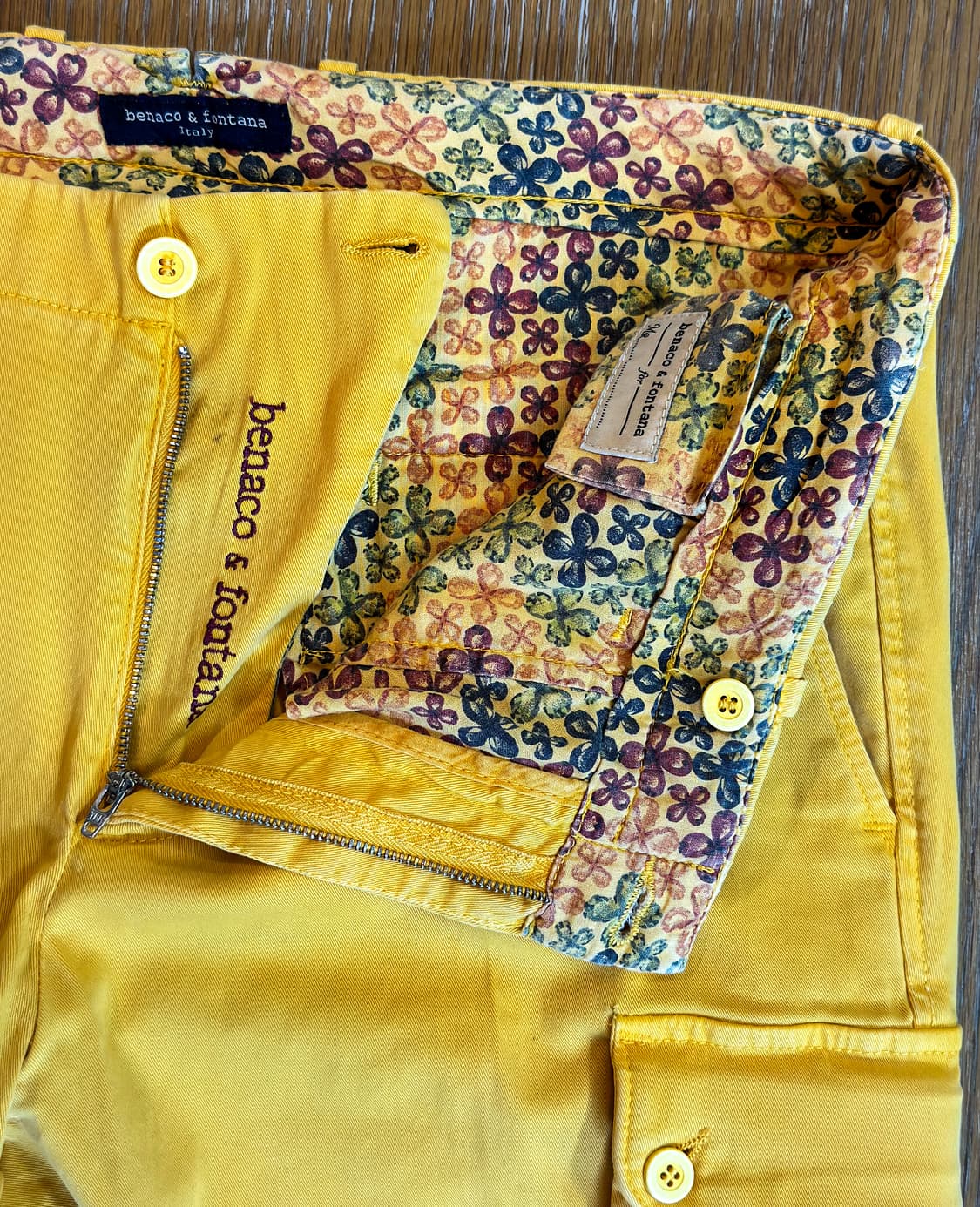 [새상품 52] Benaco&Fontana 치노 카고팬츠 col. 머스타 상품이미지6