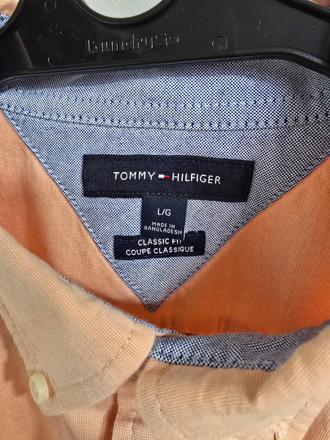 타미힐피거 연어색 셔츠 (1826) 상품이미지3