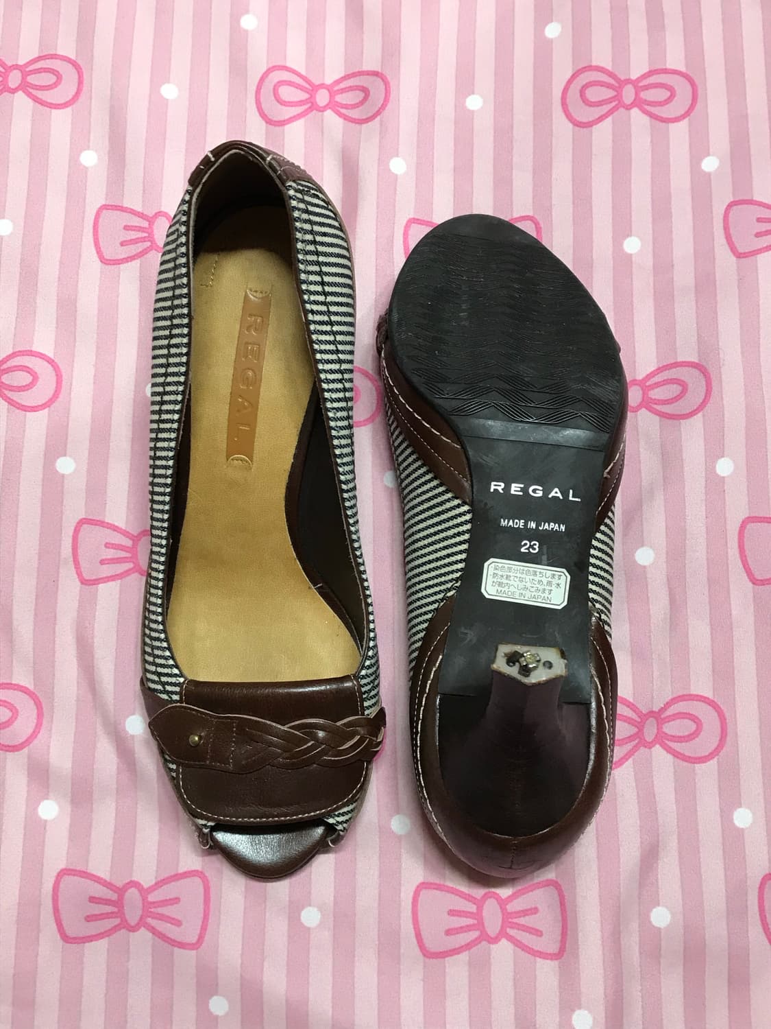 Regal 긱시크 힐 스트라이프 y2k 상품이미지3