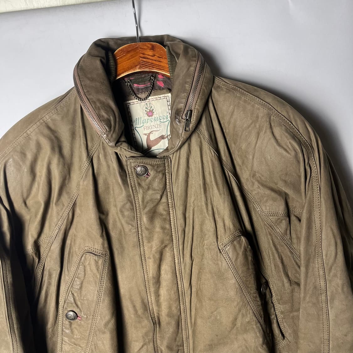 [Marcucci Firenze] 50's 이탈리아 레더 카코트 상품이미지3