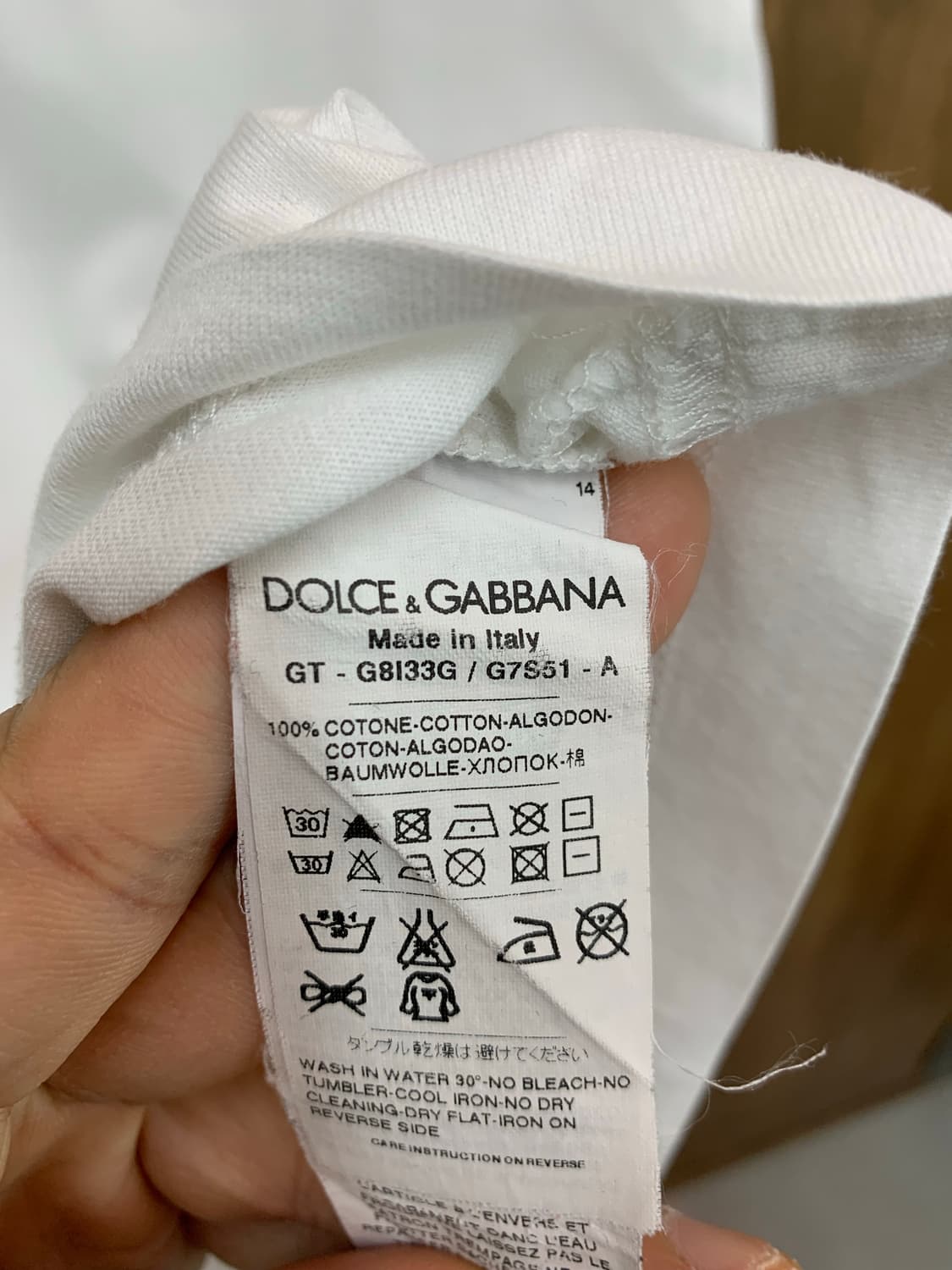 D&G 돌체엔가바나 반팔티셔츠 상품이미지4