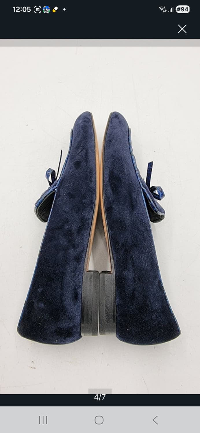 정품 랑방컬렉션 스웨이드단화250 상품이미지4