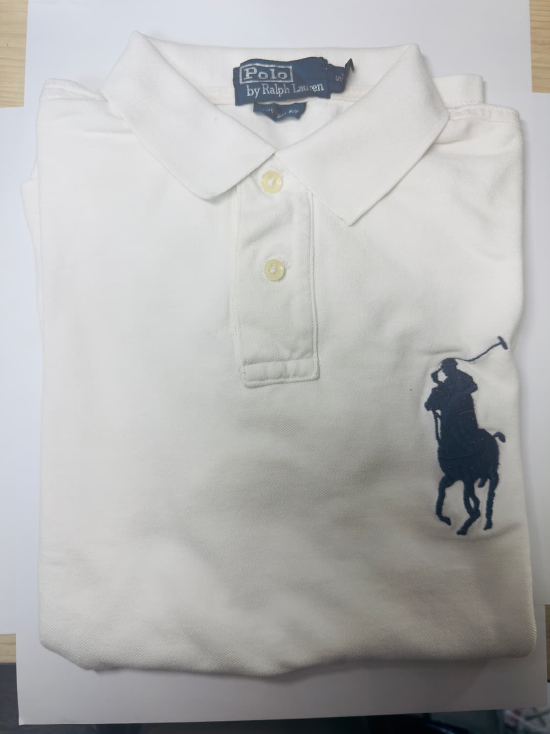 [100%정품] 폴로 랄프로렌 빅포니 카라티(화이트/S) [상 상품이미지1