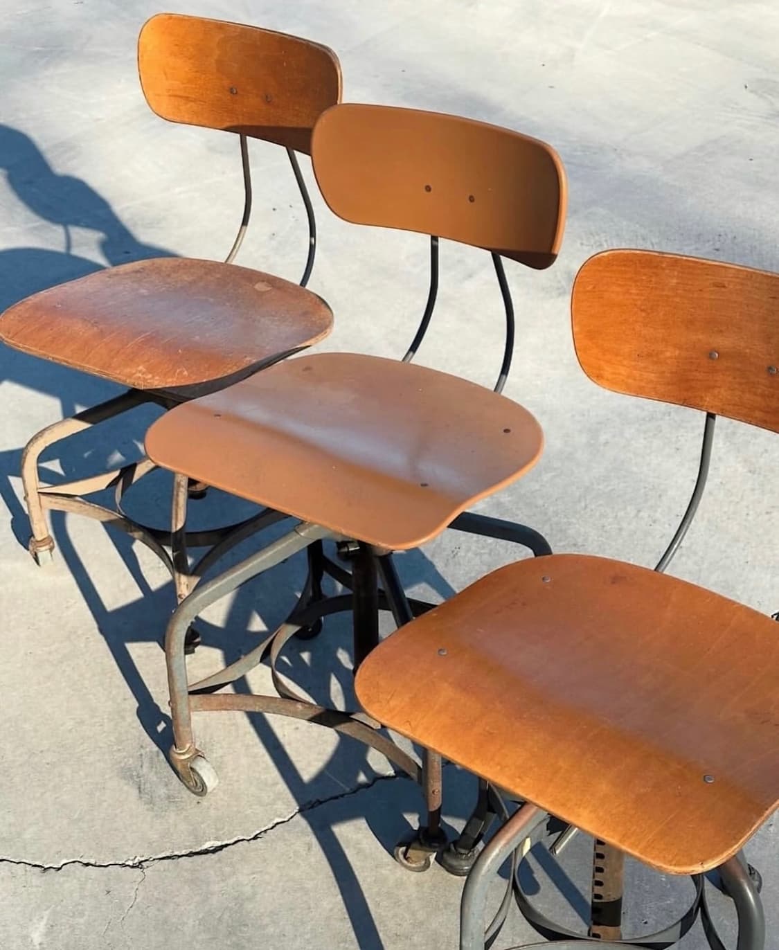 빈티지 Toledo 톨레도 인더스트리얼 스위블 체어 상품이미지4