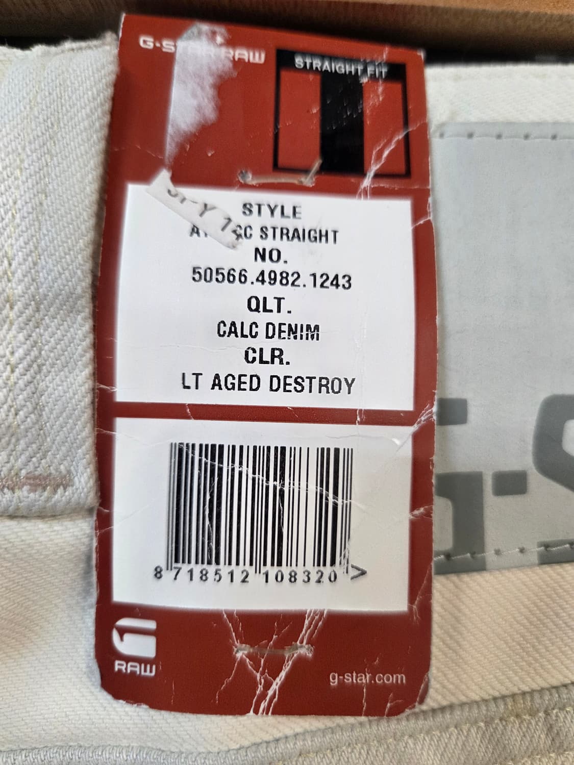 G-STAR RAW 화이트 데님 팬츠(W30/L32) 상품이미지7