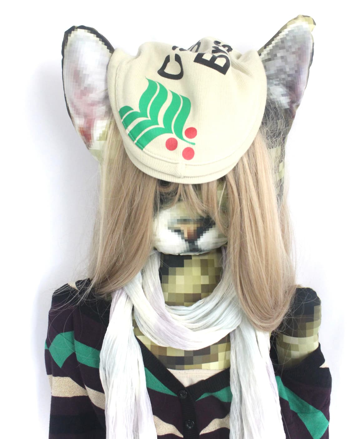 Cotton Candy striped muffler 상품이미지5