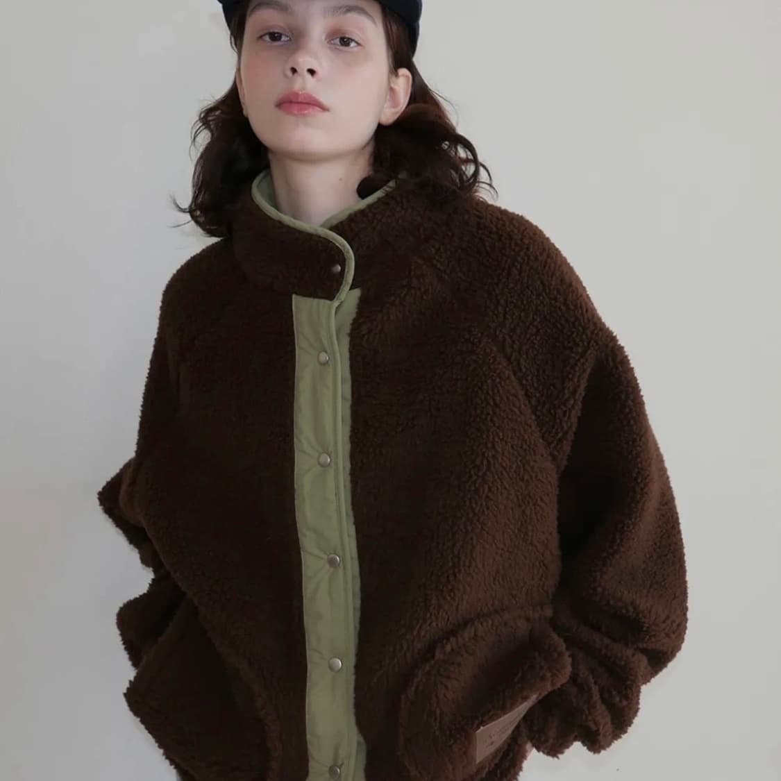 썸웨어버터 Poppy Fleece Jumper - Brown 상품이미지1