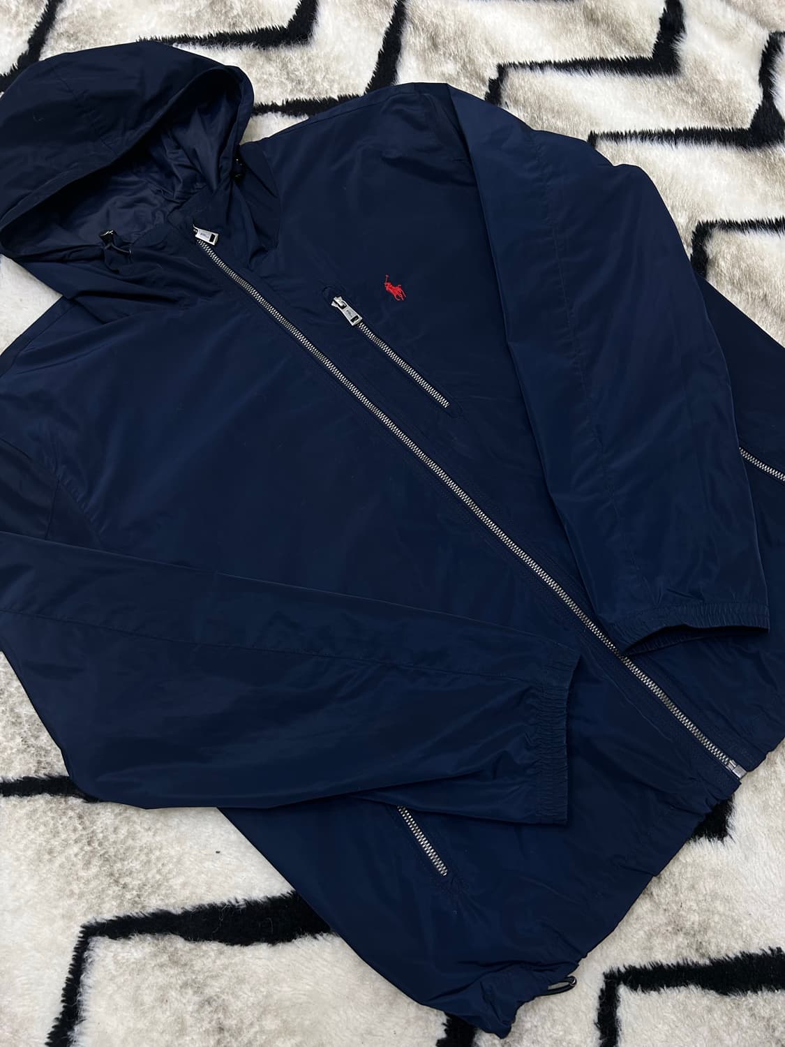 [L]폴로랄프로렌 후드 바람막이/네이비 상품이미지2