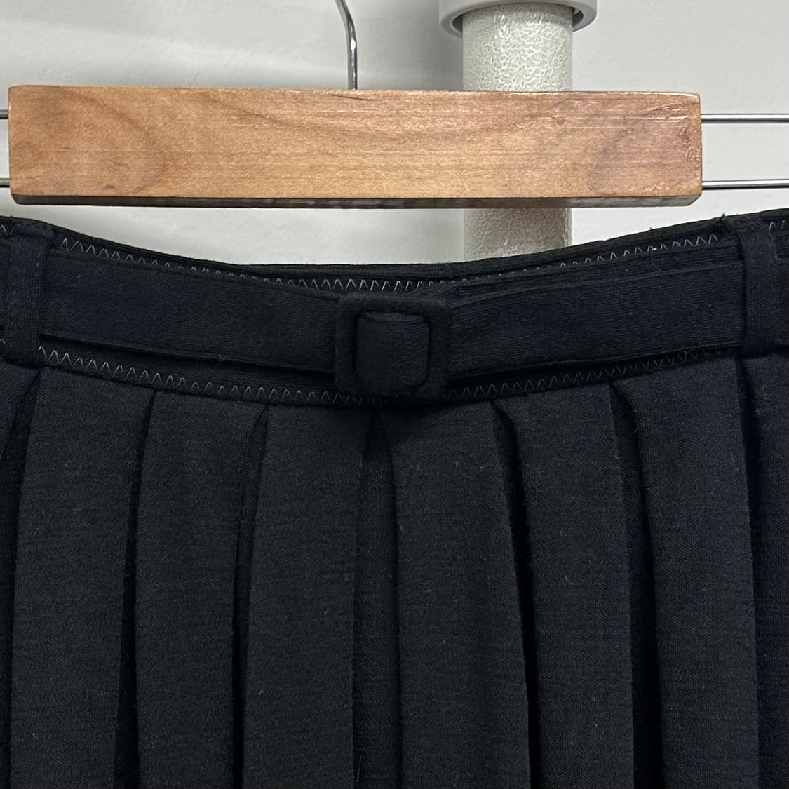 폴스미스 울 캐시미어 벨티드 플리츠 스커트 상품이미지3