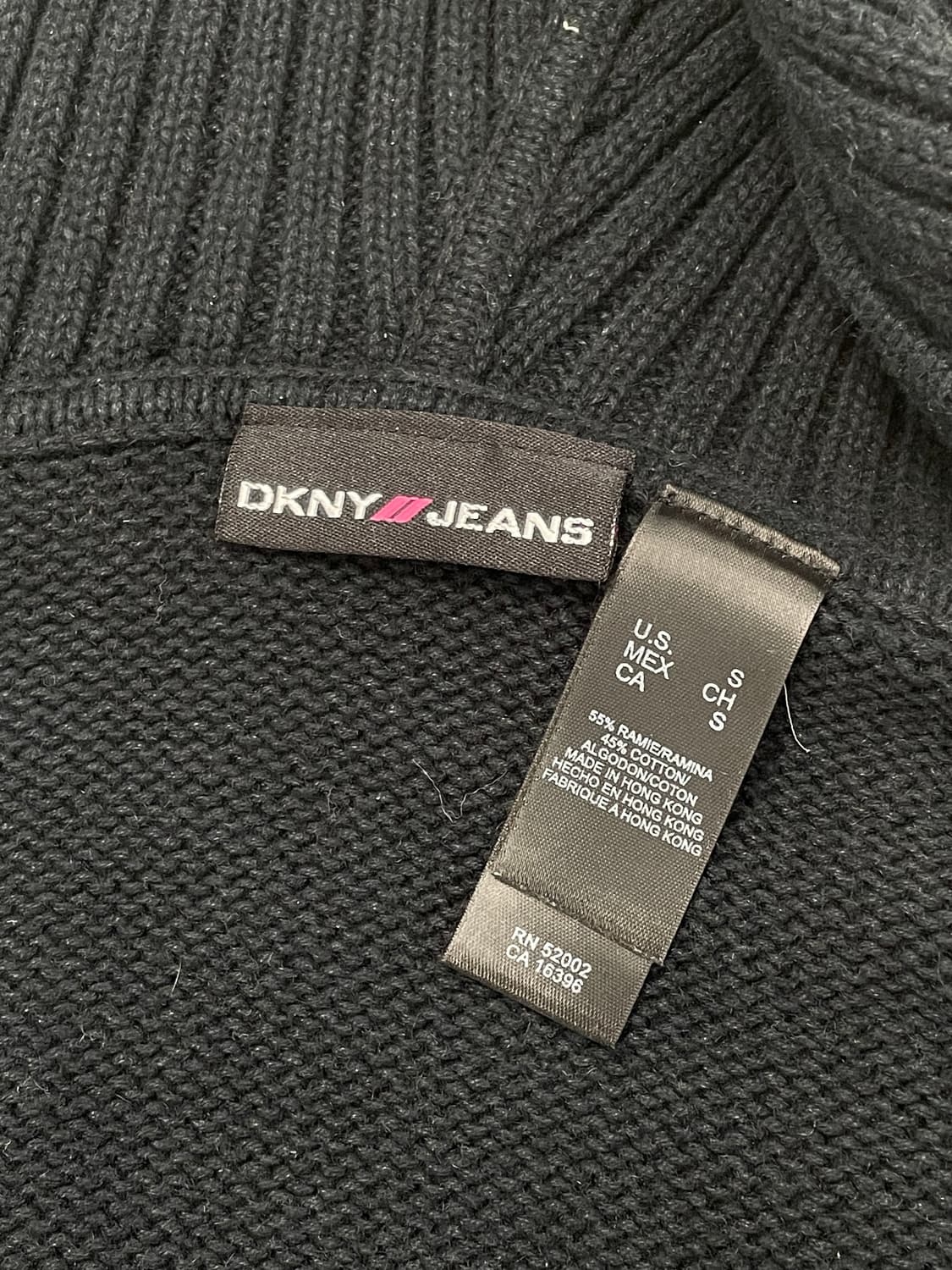dkny jeans 하이틴 네이비 니트집업 상품이미지7