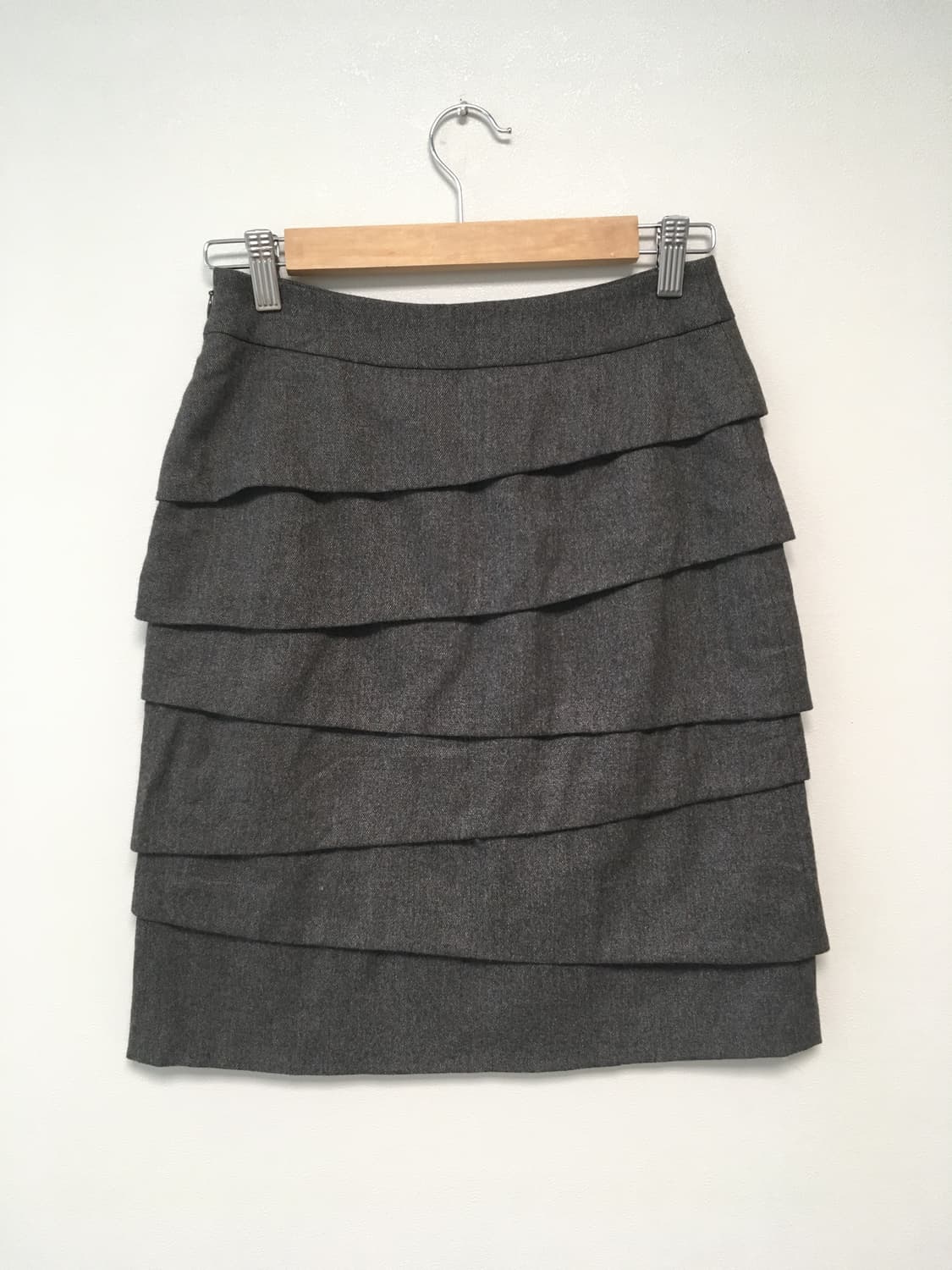 vintage tiered ruffle skirt charcoal 상품이미지8