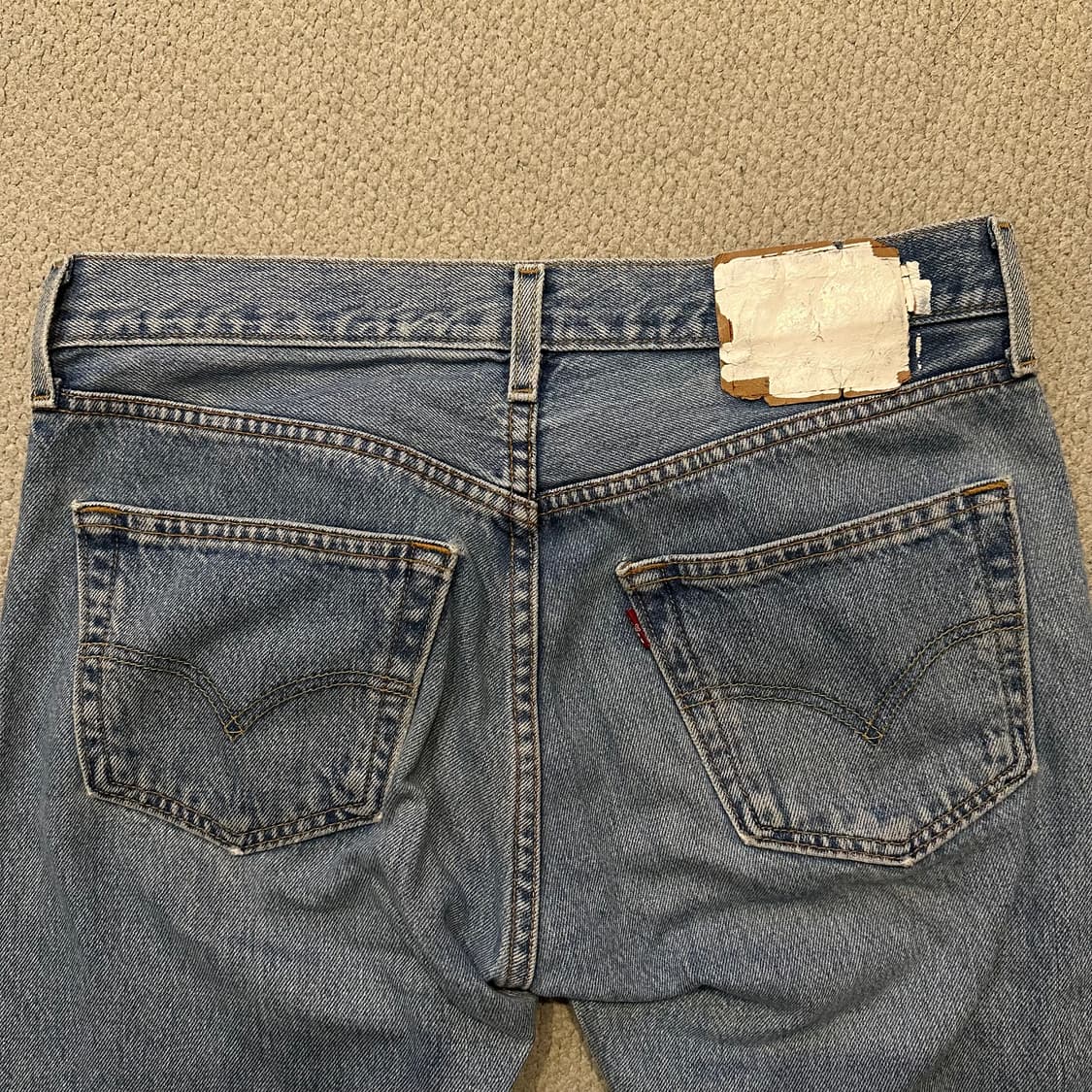 OLD PARK(올드파크) 리워크 데님 팬츠 상품이미지10