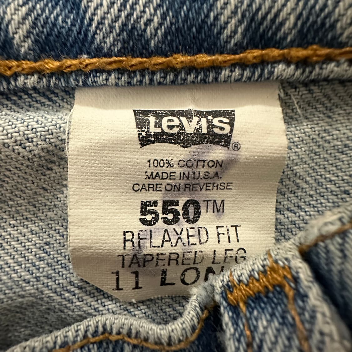 LEVI'S 550 90's usa made vintage pants 상품이미지4