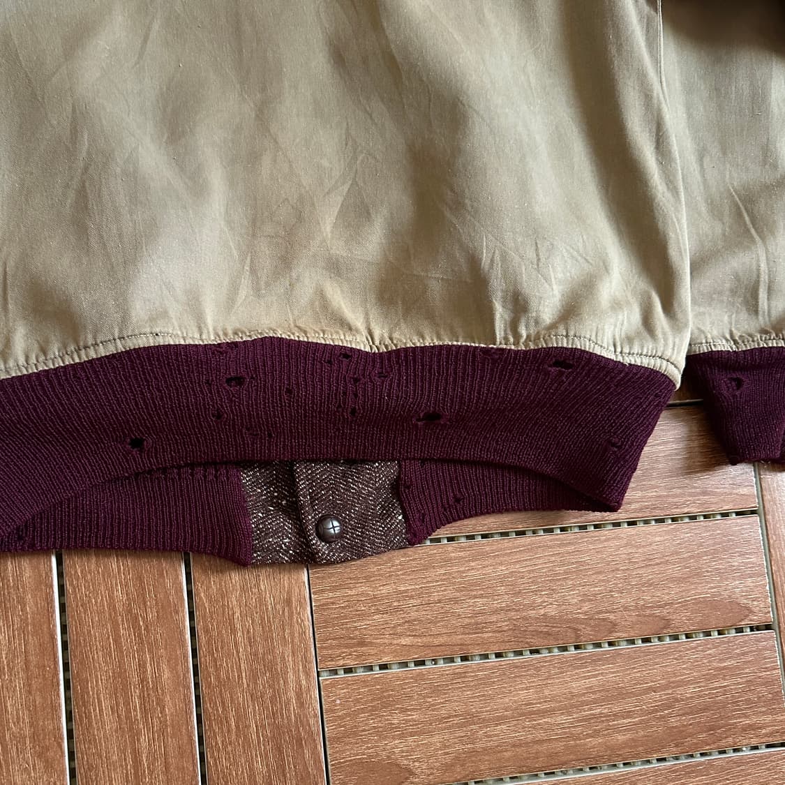 Vintage reversible tweed blouson jacket 상품이미지9