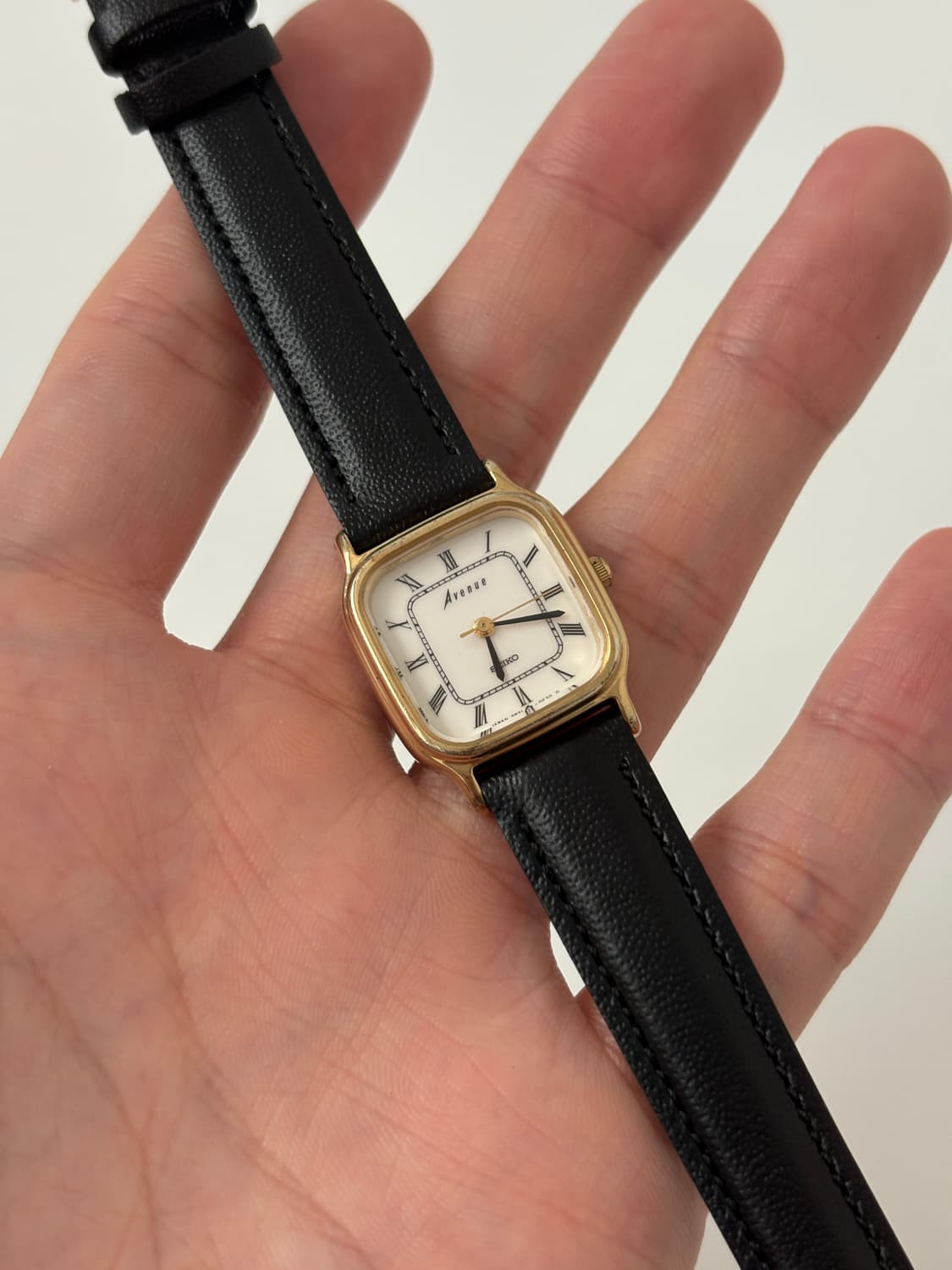 1980s Avenue Gold Square Ladies Quartz 상품이미지1