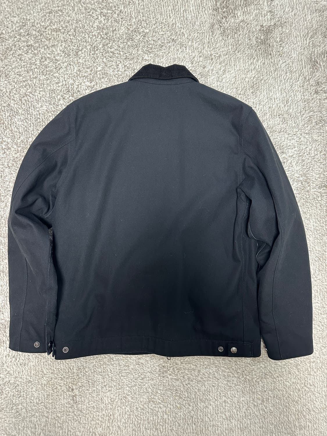 [M] 칼하트 WIP 라인드 디어본 캔버스 디트로이트 자켓 블랙 상품이미지2