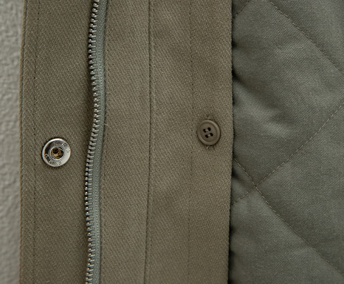 (F) 아틀리에나인  LEATHER COLLAR WORK JACKET 상품이미지9