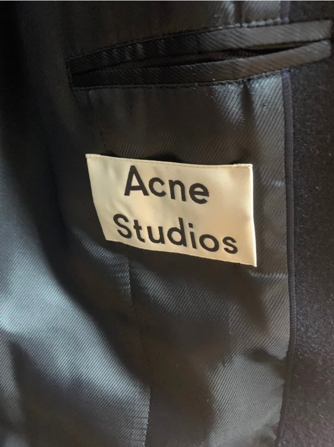 [50] 아크네 스튜디오 가렛 코트 네이비 (실착 5회 미만) 상품이미지4