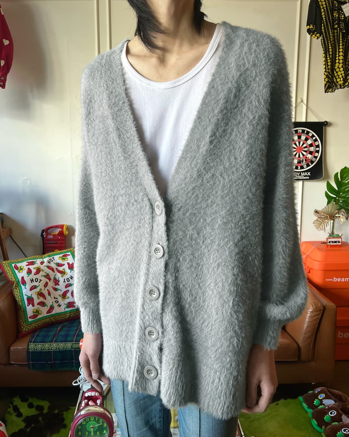 Daily use +1 Japan Hairy Fur Cardigan JK 상품이미지2