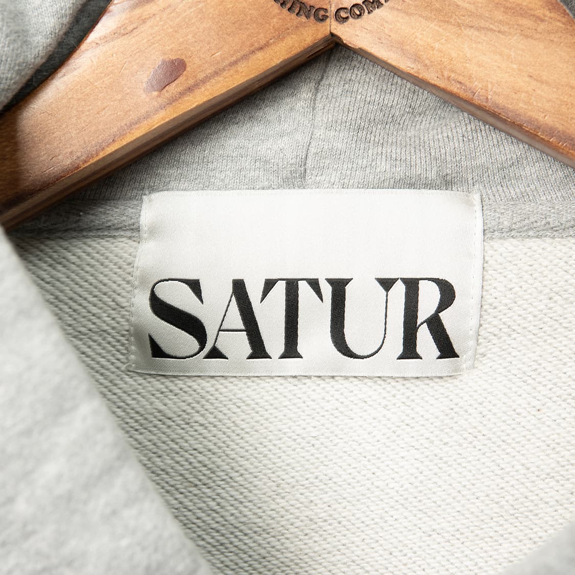 [XL] SATUR 세터 테오 코튼 올데이 후드집업 멜란지 그레이  상품이미지6