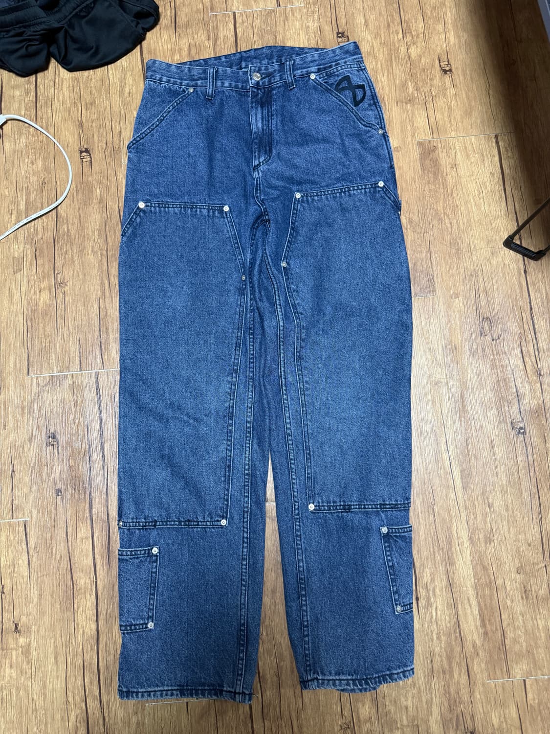 노매뉴얼 심볼 로고 카팬터 팬츠 L 사이즈 상품이미지2