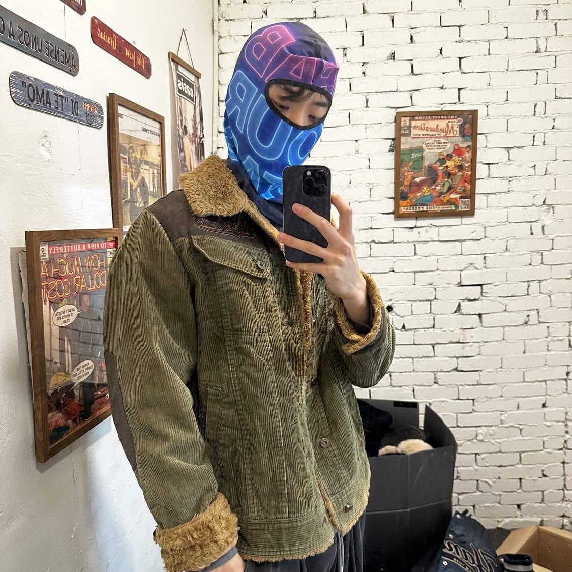 MLB 샌프란시스코 코듀로이 골덴 기모 자켓 상품이미지4